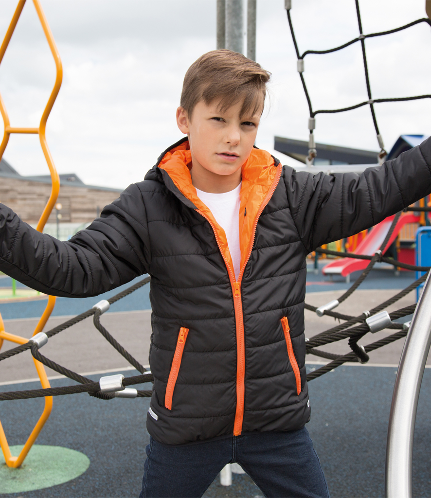 Result Core Padded Jacket Black/Orange Result Core Padded Jacket Black/Orange