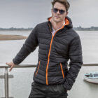 Result Core Padded Jacket Black/Orange