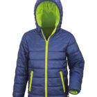 Result Core Padded Jacket Navy/Lime