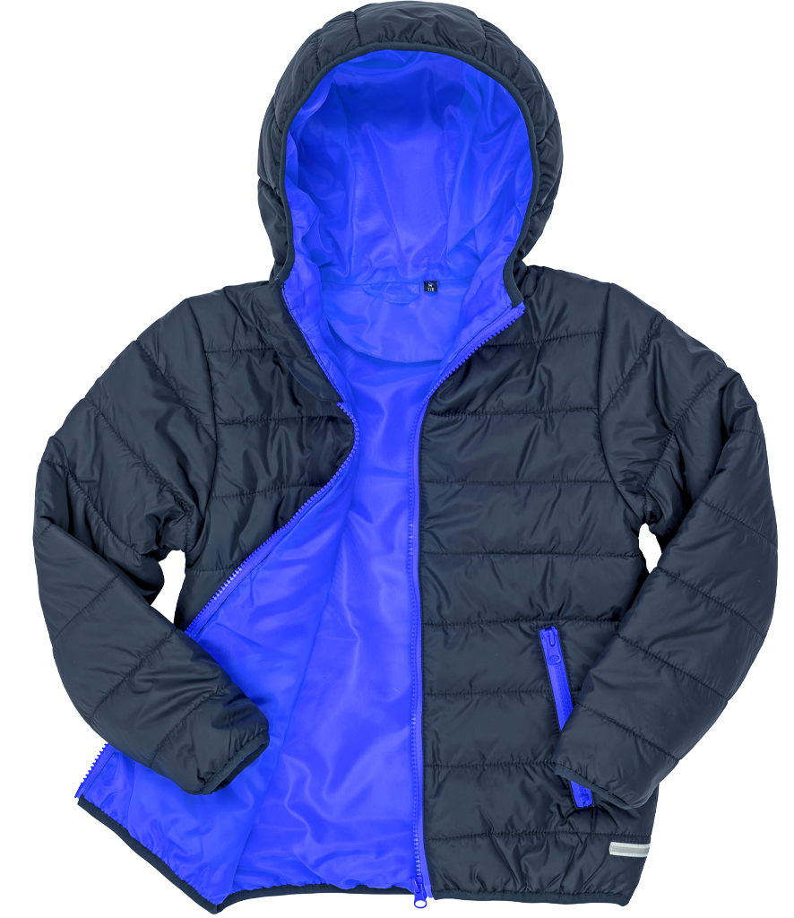 Result Core Padded Jacket Navy/Royal Blue