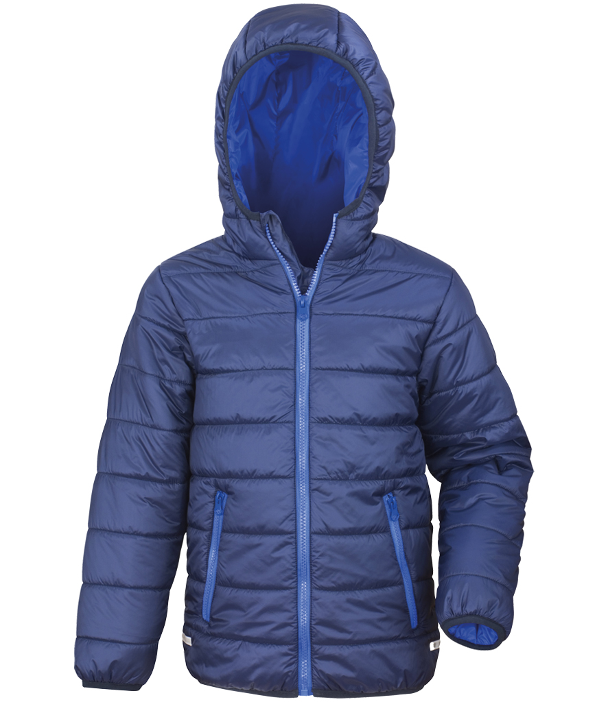 Result Core Padded Jacket Navy/Royal Blue